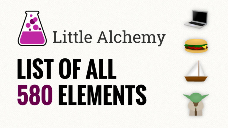 Little Alchemy Cheats – Create All 580 Elements