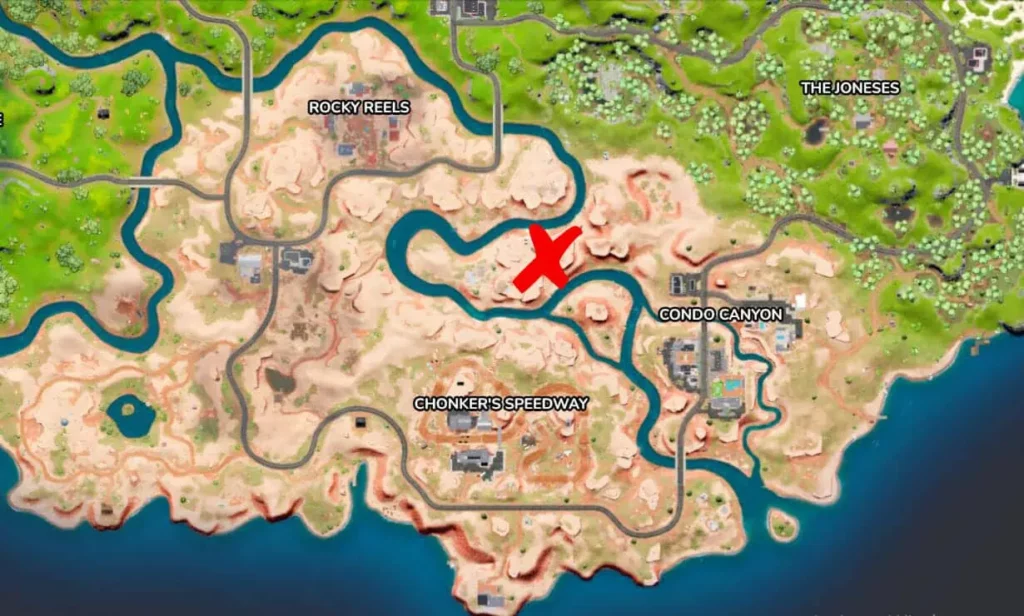 where is impossible rock in fortnite